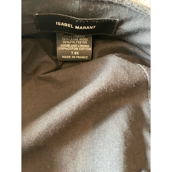 Isabel Marant Evie Hat in Gray, size T.56 (6 7/8”) - Picture 5 of 5